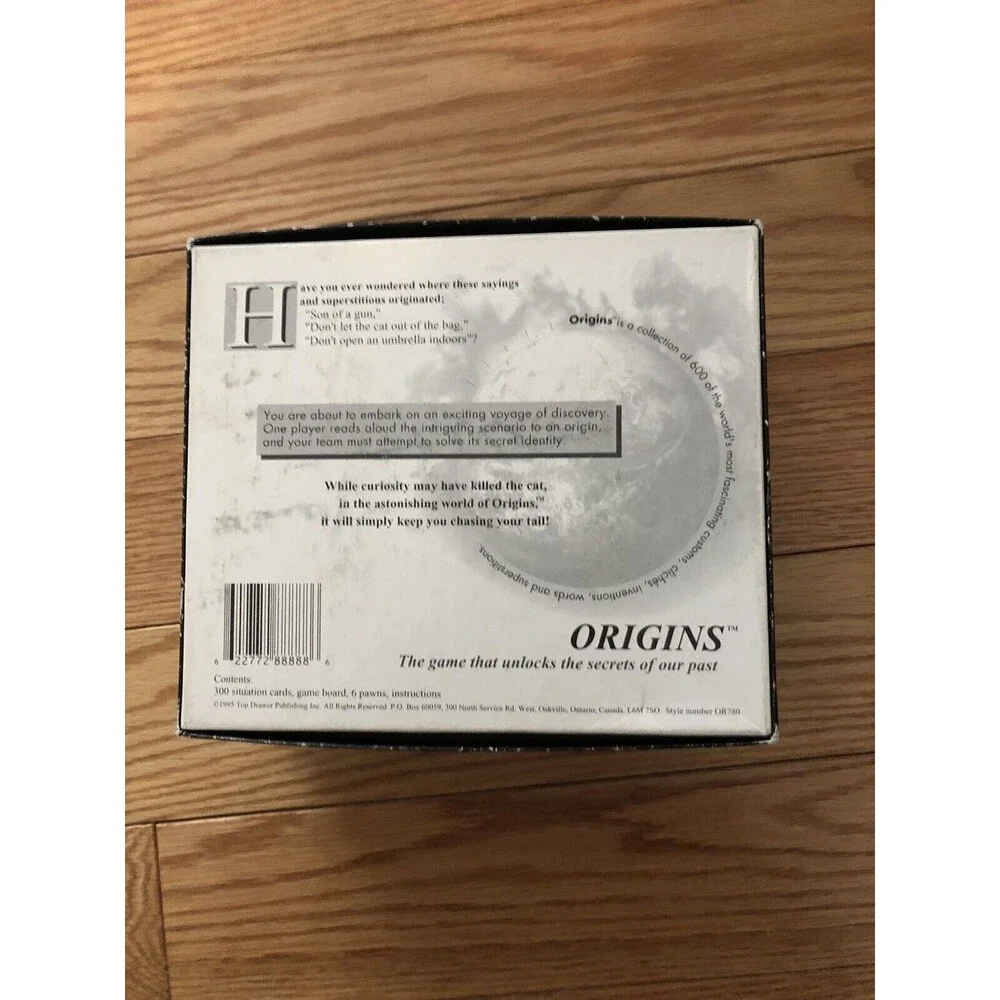 1995 Origins Board‎ Game Unlock The Secrets Of Our Past Group Game Complete Box